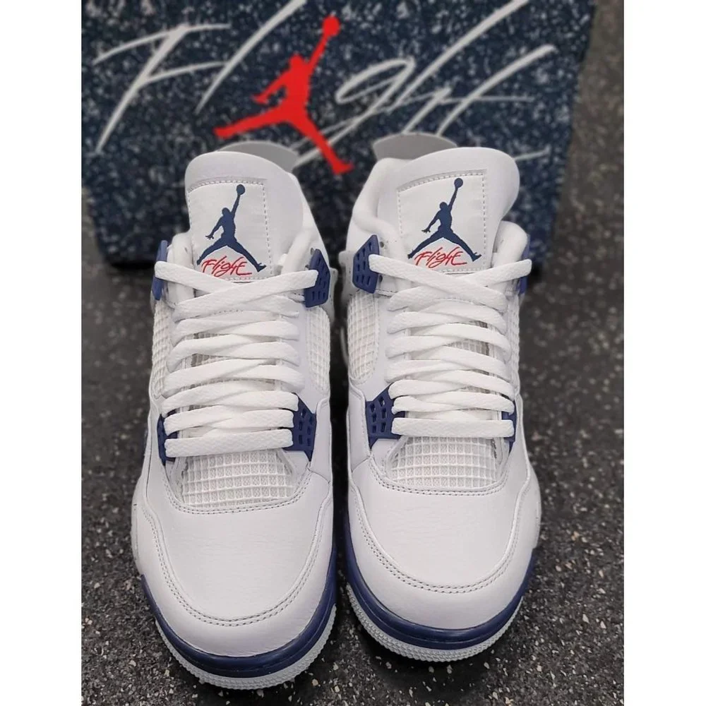 Air Jordan 4 Retro Midnight Navy Size 9 Men's/10.5 Women's DH6927-140 - Picture 3 of 8